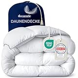 Dreamzie Daunendecke 135x200 Daunen Bettdecke - Warm Winterdecke Daunendecke...