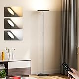 PreeOtti LED Stehlampe Wohnzimmer Dimmbar, Deckenfluter LED Dimmbar, 36W Deckenfluter mit...