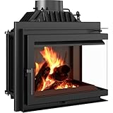 KRATKI Kamineinsatz Gusseisen Simple rechts 8 kW Ø 150
