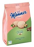 Manner Törtchen | knusprige Kekse mit Haselnusscreme | 1er Pack (400 g)