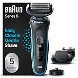 Braun Series 5 Elektrorasierer mit EasyClick Barttrimmer Aufsatz, Rasierer Herren Elektrisch...