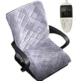 YXHGNNS Sitzheizung BüRostuhl, Integriertes Beheiztes Stuhlkissen Hüften Und Rücken Synchrone...