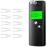 Pohicoo Alkoholtester Polizeigenau, Hochpräziser Promillemessgerät mit Digitalem LCD-Anzeige,...