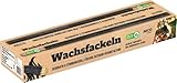 Nico Feuerwerk® 10 Stück Wachsfackeln, Brenndauer 60 Min. I hochwertige Fackeln aus Wachs mit...