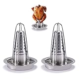 AMOZO Hähnchenbräter - Das Neue 304 Edelstahl Hähnchenhalter - Bierdose Hähnchengriller -...