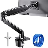 HUANUO Monitor Halterung 1 Monitor Tisch, Monitor Arm 13-35 Zoll Zoll Ultrawide Curved, Monitor...