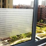 Lifetree Fensterfolie Streifen Sichtschutzfolie Selbstklebend Fenster mit statischer Haftung ohne...
