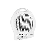 KASPAR Heizlüfter Klein Kompakt Thermoventilator Elektroheizer 1000 W 2000 W Mit Ventilatorfunktion...