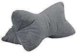 CozyKing Leseknochen Vinci Grau Nackenkissen Knochenkissen Nackenrolle Lesekissen Öko-Tex 100...