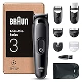 Braun All-in-One Series 3, 8-in-1 Multigroom, Barttrimmer, Nasenhaartrimmer, Haarschneider,...
