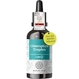 Flüssig Chlorophyll aus Alfalfa (50ml) - hochdosiert mit 200mg Chlorophyllin je...