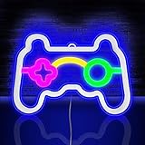 HOTUT Gamer LED Neonlicht,Spiel Leuchtreklame,Gaming Neon Schild, USB und Batterie betrieben...