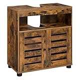 VASAGLE Waschbeckenunterschrank, Badschrank, 60 x 30 x 63 cm, Badezimmerschrank,...