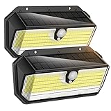 Solarlampen für Außen, [2 Stück] AISUTHA 282 LED Solarleuchten für Außen 2600 Lumen Superhelle...