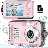 Unterwasserkamera wasserdichte Kamera 10FT 1080P Full HD 30MP Unterwasserkamera...