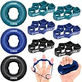 FitBeast Griffkrafttrainer, Fingertrainer, Unterarmstärker 9-teiliges Set, Gezielte Kraft...