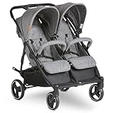 ABC Design Zwillingsbuggy Twin Circle - leichter und wendiger Kinderwagen für Zwillinge mit...