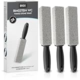 BROX Bimsstein WC 3 Stück – Klo Reiniger bei hartnäckigem Urinstein & Kalk...