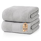 Cloud Pillow 2er Set Duschtücher 70x140 cm – Duschtuch 100% Baumwolle - 500 g/m2 - Weich,...
