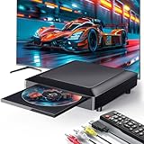 Ceihoit Mini DVD Player für TV HDMI/AV Ausgang mit Kabel enthalten, HD 1080P...