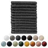 Blumtal Premium 12-TLG. Frottier Handtücher Set mit Aufhängschlaufen - 100% Baumwolle Oeko-TEX...