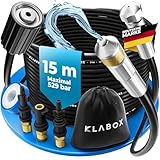 KLABOX Rohrreinigungsschlauch 15m | Kärcher Rohrreinigungsschlauch für Karcher K2-K7, Lavor,...