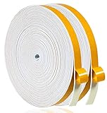 Dichtungsband Selbstklebend für Türen Fensterdichtung 6mm(B) x 1.5mm(D)/20m(L) Schaumstoff...