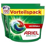Ariel Waschmittel Pods All-in-1, Flüssigwaschmittel Kapseln 100 Waschladungen,...