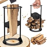 Kleiner Holzspalter Manuell 10 * 20cm,Brennholzspalter aus Gusseisen,Spaltwerkzeug für...