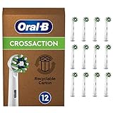 Oral-B CrossAction Aufsteckbürsten für elektrische Zahnbürste, 12 Stück, ganzheitliche...