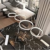 GBLY Pendelleuchte LED Pendellampe Dimmbar mit Fernbedienung 55W Esstischlampe Esstisch Weiß...