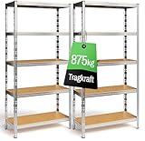 Ondis24 2er Set Metallregal Thomas, Lagerregal 90x40x180 (H) cm, Kellerregal bis 875kg belastbar,...