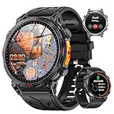 Rmana GPS Smartwatch Herren,2025 Militär Smartwatch Sportuhr mit...