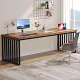 Tribesigns 180 cm Schreibtisch, großer Computertisch PC Tisch Bürotisch mit robustem...