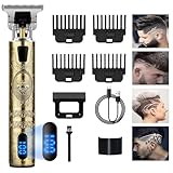 Haarschneidemaschine Profi, Trimmer Barttrimmer Herren, Barber Rasierer Herren Elektrisch...