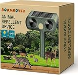 RoamRover 1er-Pack Katzenschreck für Garten Solar, Ultraschall-Katzenschreck für den...