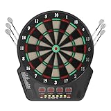 Elektronische Dartscheibe Profi Dartboard mit 6 Darts, elektronisch Darts Spielcomputer Ausführung...