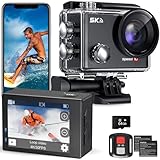 Hiicam Speed 10 Action Cam, 5K30FPS 30MP Actioncam 40M Unterwasserkamera...