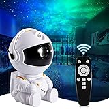 Astronauten Sternenhimmel Projektor,LED Nachtlicht Sternenhimmel mit Fernbedienung 360° Drehen16...