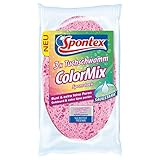 Spontex Tuchschwamm ColorMix, - Extra saugstark & reißfest -3 Stück ( 1er...