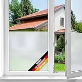 d-c-fix Fensterfolie Opal selbstklebend Sichtschutz beidseitig blickdicht Folie für Bad-Fenster,...