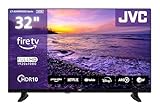 JVC Fernseher 32 Zoll Fire TV Full HD Smart TV HDR Fernseher mit Alexa Sprachsteuerung und Triple...