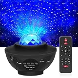 LED Projektor Sternenhimmel mit Fernbedienung, 3 in 1 Galaxy Light, Sternenlicht Stern Projektor mit...