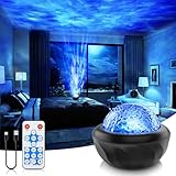 Fokky Sternenhimmel Projektor Kinder Erwachsene, Wasserwellen Galaxy Projector mit 7 Lichtfarben &...