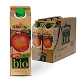 Pfanner 100% BIO Apfelsaft im Vorratspack – Fruchtig-frischer Geschmack ohne Zuckerzusatz – 100%...