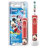 Oral-B Kids Mickey Elektrische Zahnbürste/Electric Toothbrush für Kinder ab 3 Jahren, 2 Putzmodi...