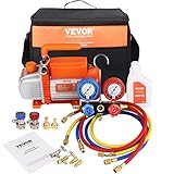 VEVOR Vakuumpumpe 100L/min Unterdruckpumpe A2L-explosionsgeschützt 150W...