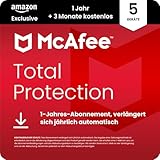 McAfee Total Protection (5 Geräte) 2025 | 15 Monate | Secure VPN,...