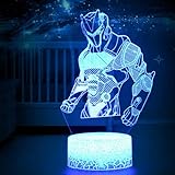 3D LED Lampe mit Motiven aus festungslampe, 3d illusion lampe Stimmungslampe, Battle Royale, mit 7...