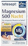 tetesept Magnesium 500 Nacht – Nahrungsergänzungsmittel mit hochdosiertem Magnesium –...